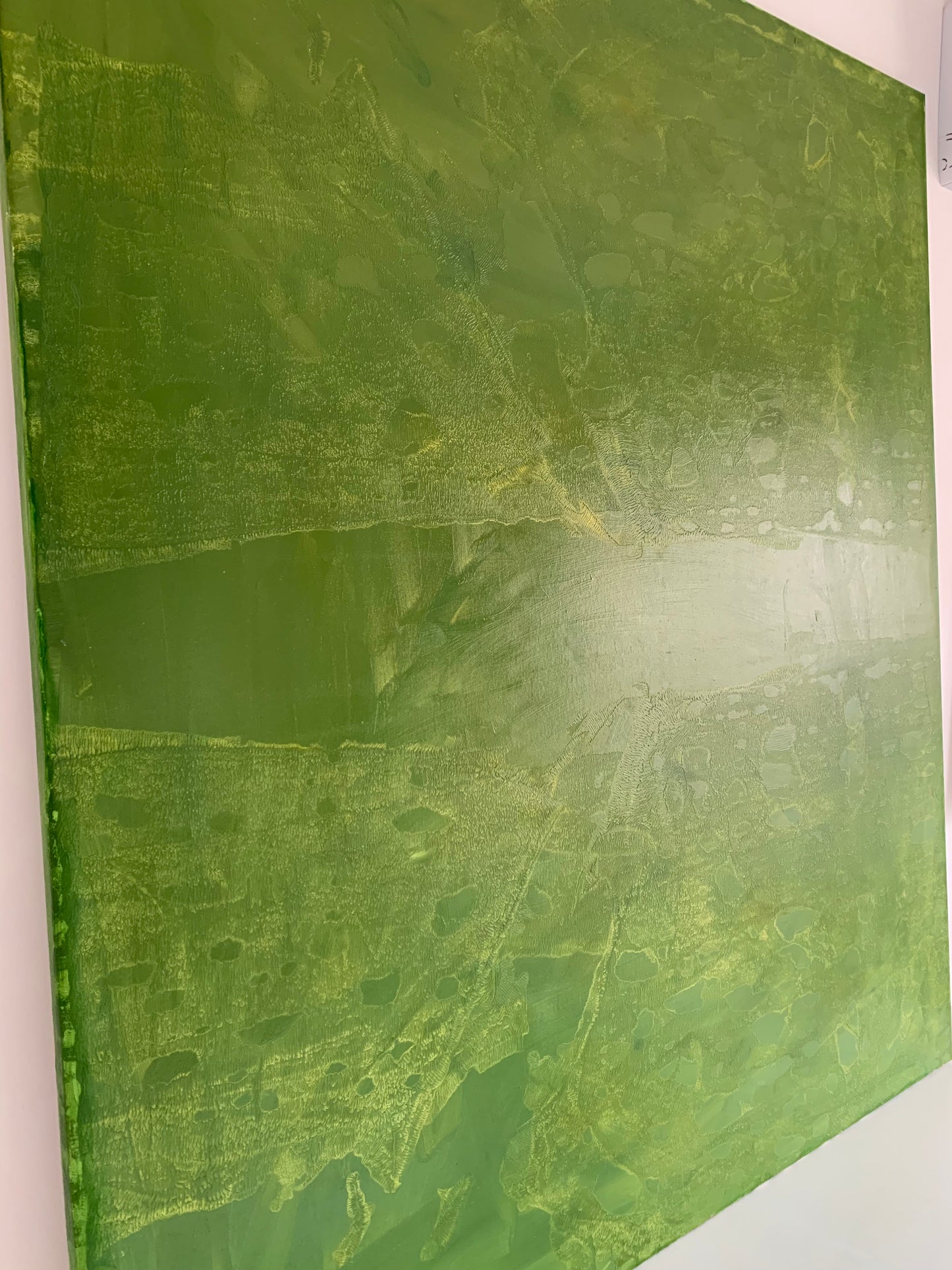 Big green painting