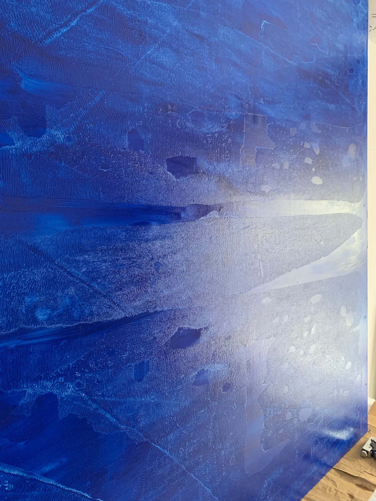 Big blue canvas