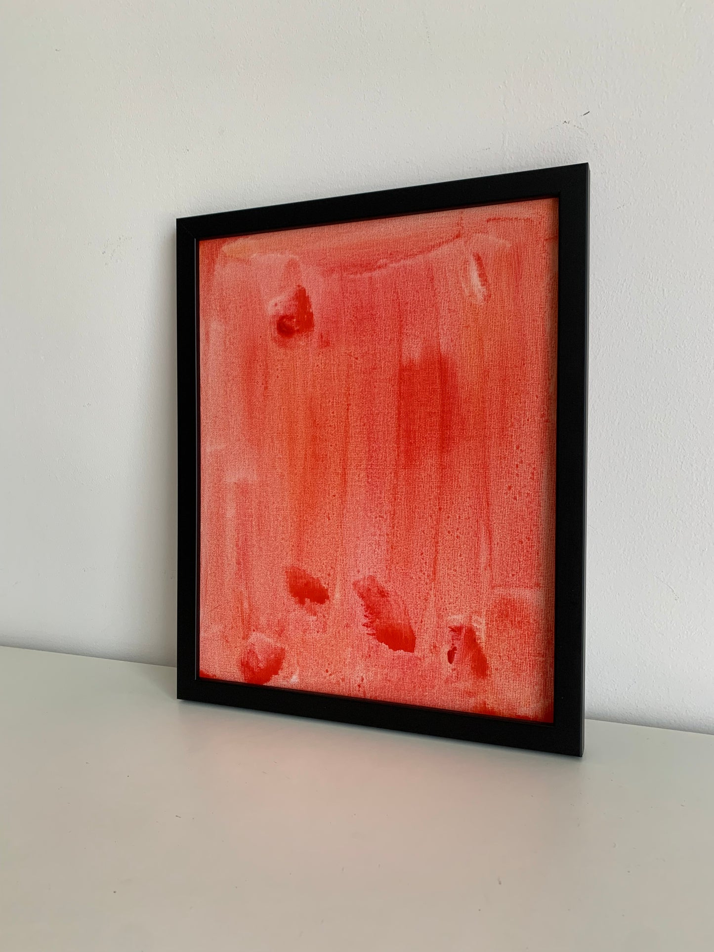 Red Abstraction 9.4” x 11.8”