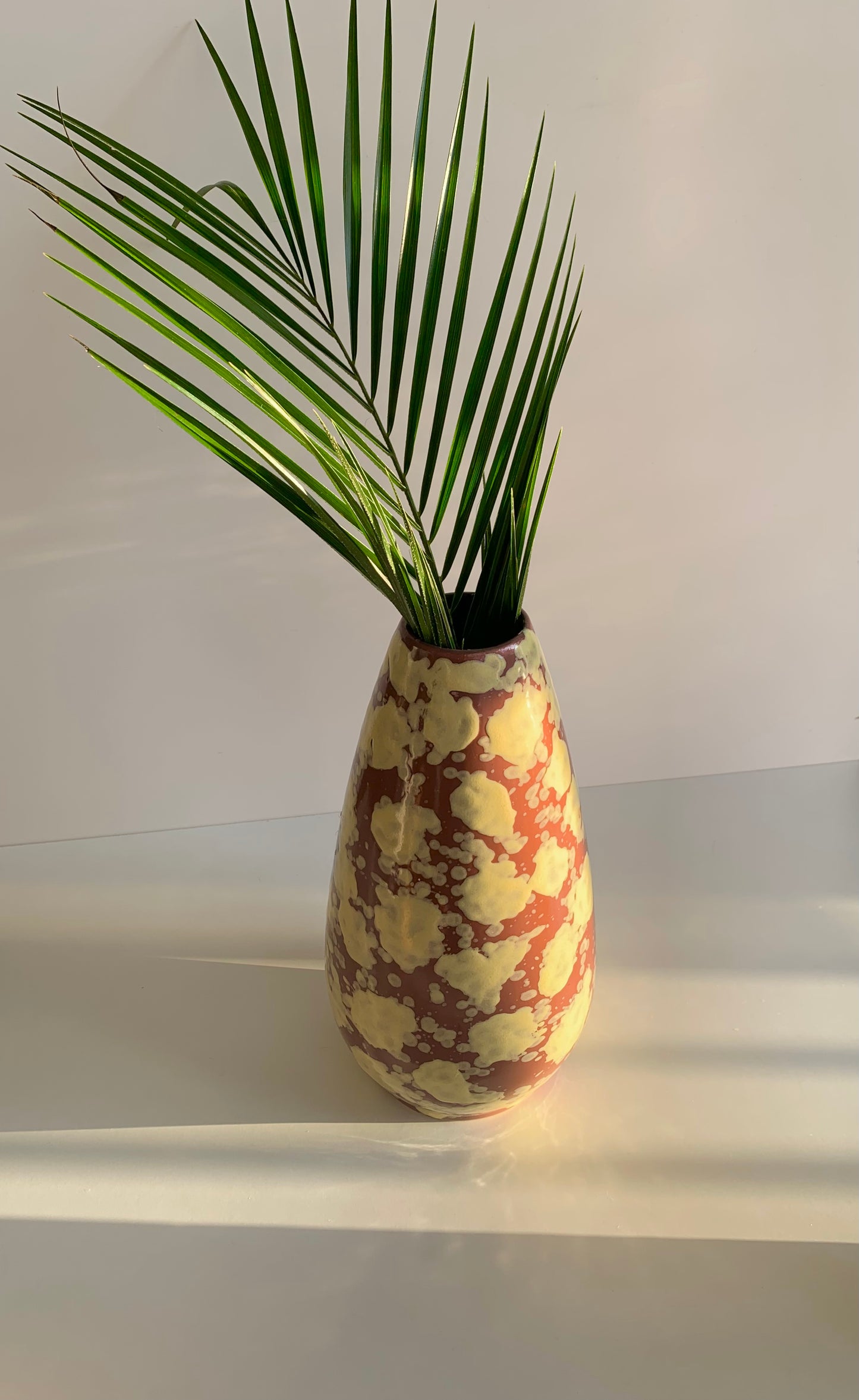 Spotted vintage vase