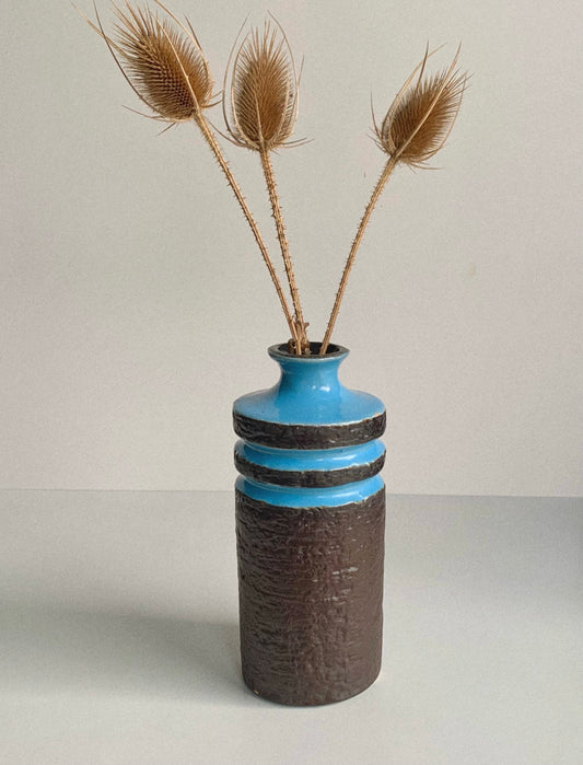 Blue vintage vase