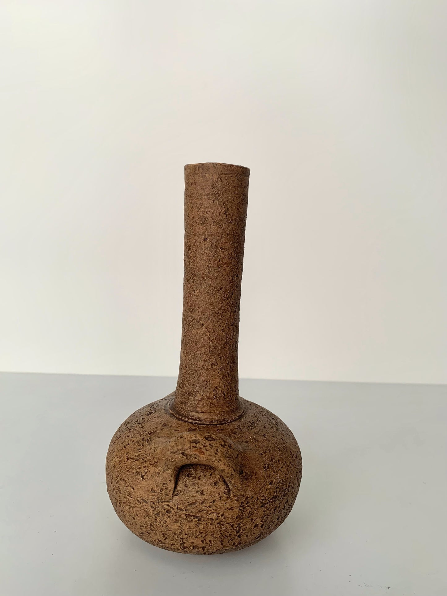 Ocher vintage vase