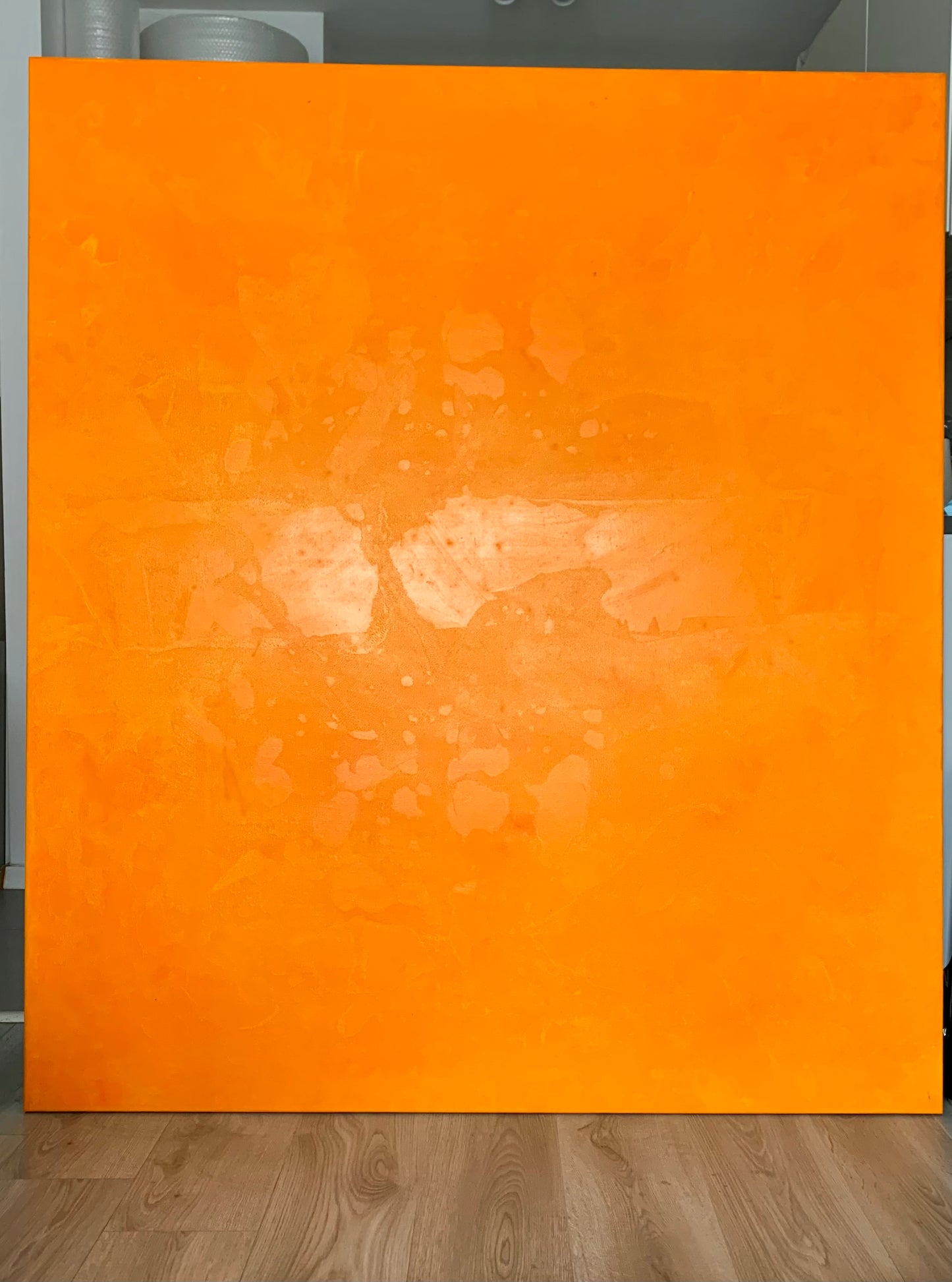 Big orange painting